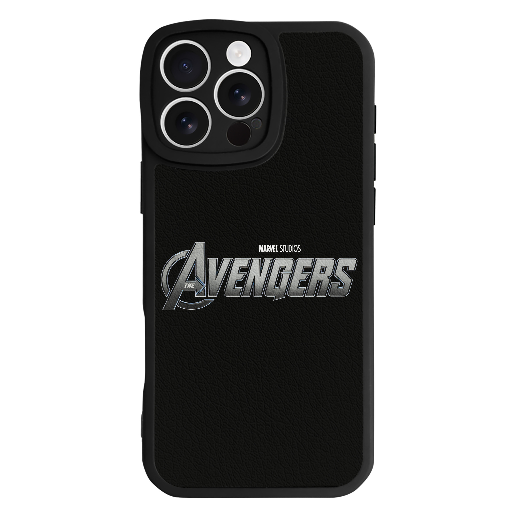 （画像用） アベンジャーズ The Avengers 【iPhone 16シリーズ対応】シリコンスマホケース（レザー調） 材質：シリコン